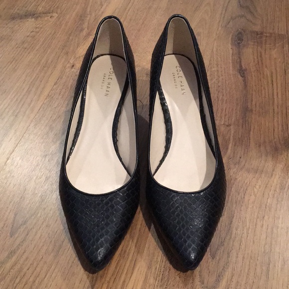 cole haan snakeskin pumps